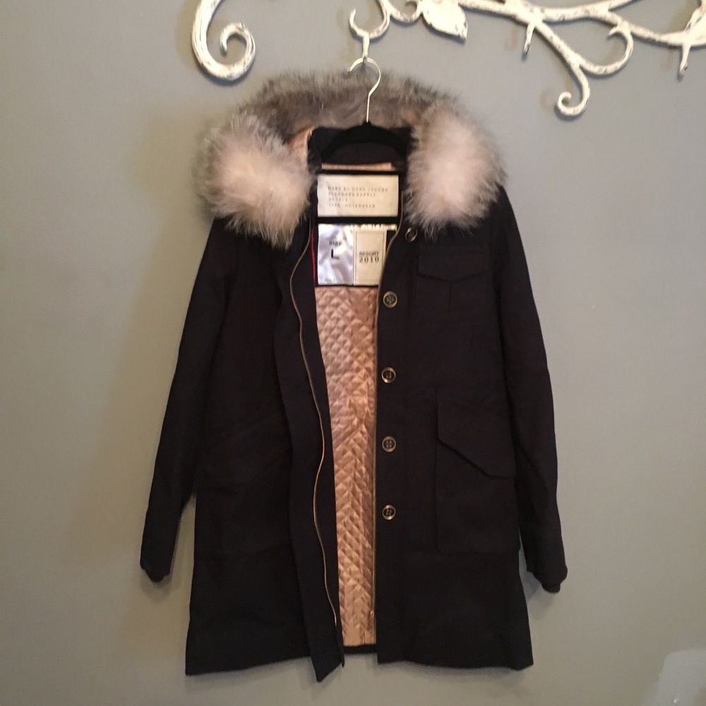 Marc by Marc Jacobs Parker Twill Coat Size L